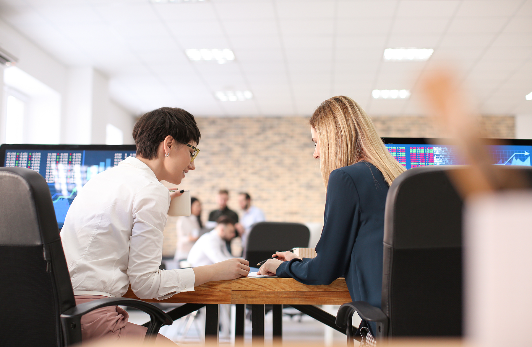 Airport and mall currency exchange